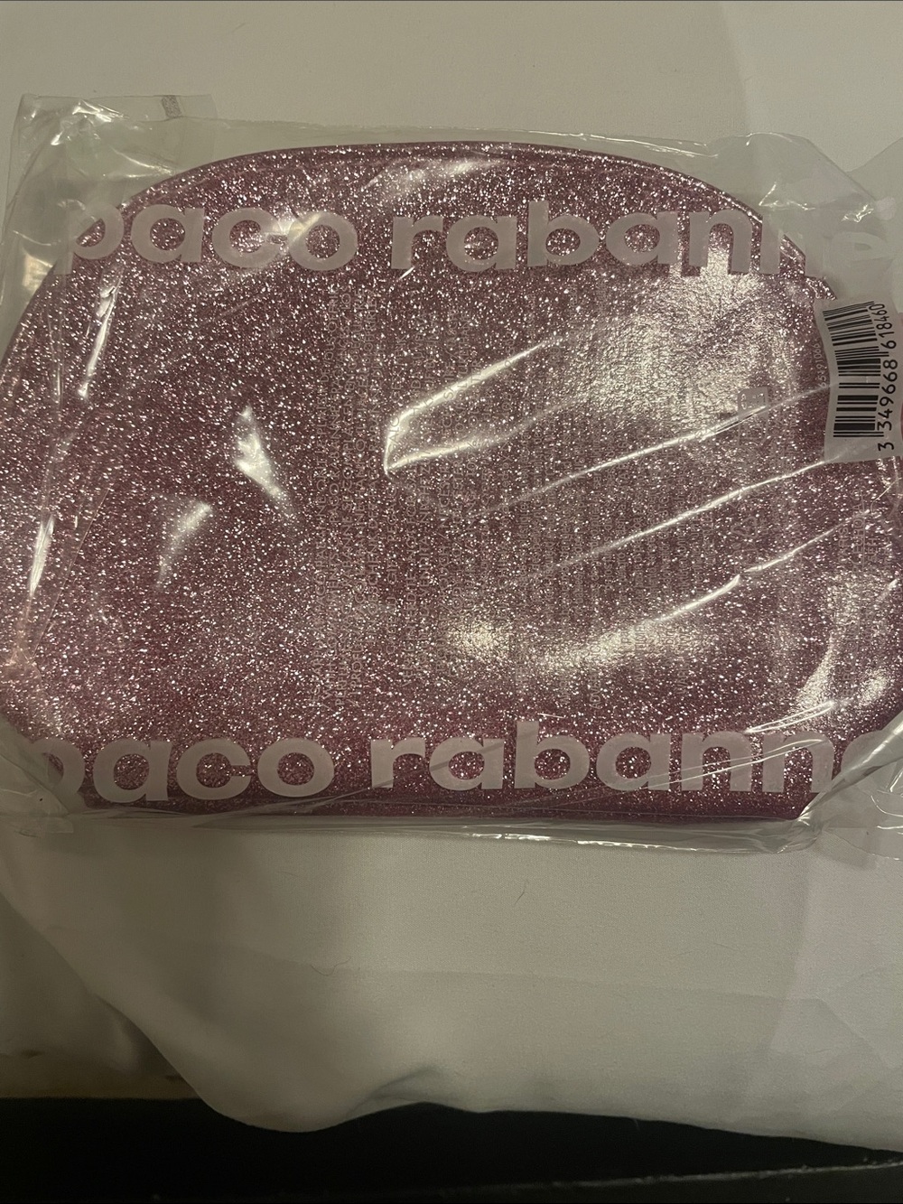 Paco Rabanne Glitter Pink Cosmetic Pouch